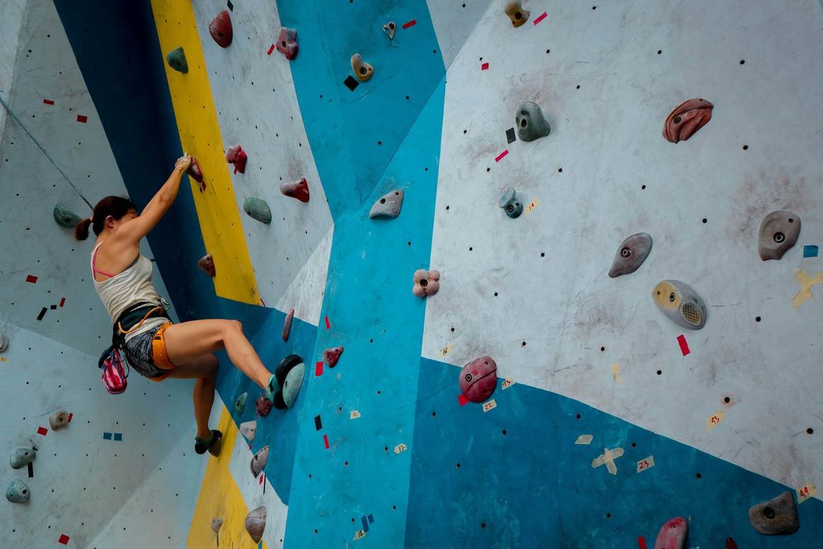 rock hold climbing anchor how to testing load distribution on multi-point anchor